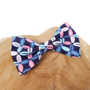 Bow tie – Colorful retro blue